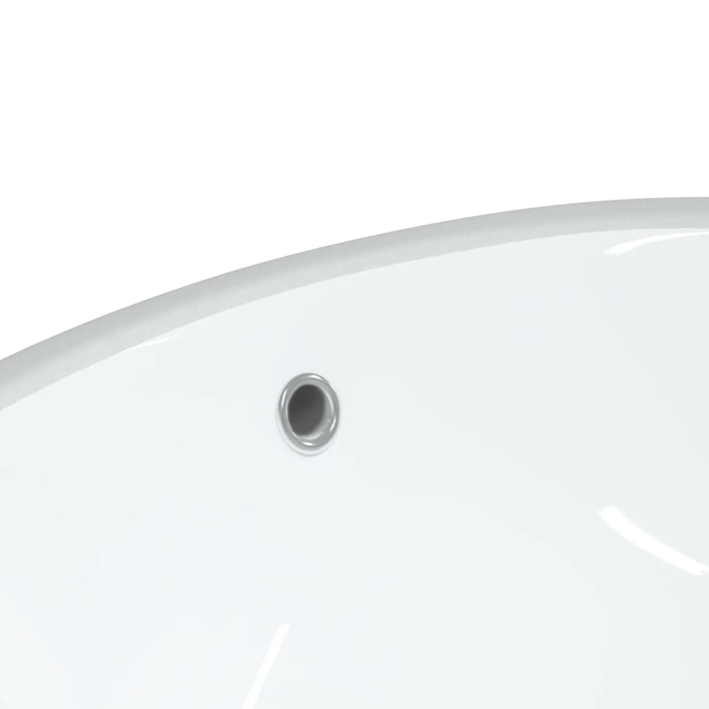 badeværelsesvask 56x41x20 cm oval keramisk hvid
