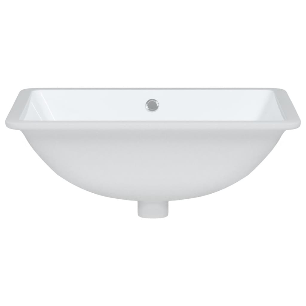 badeværelsesvask 52x38,5x19,5 cm rektangulær keramisk hvid