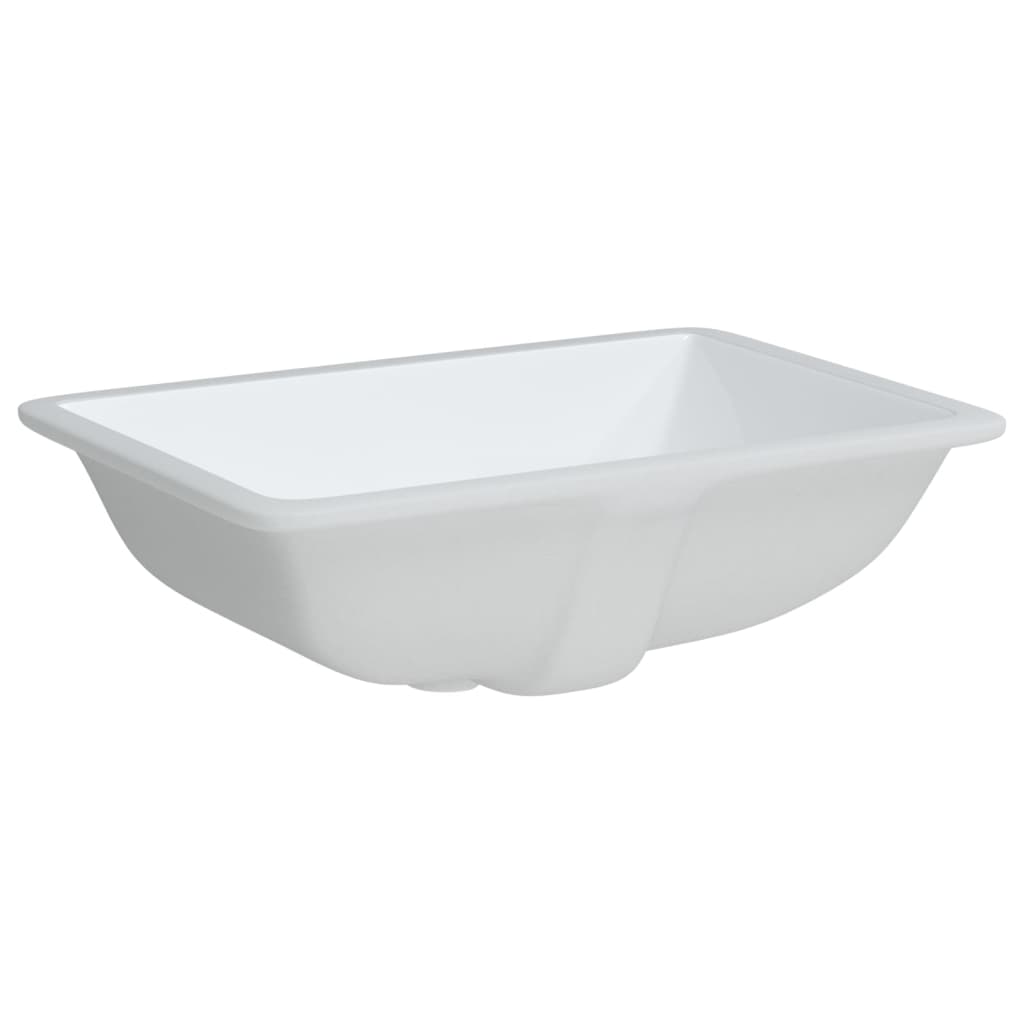 badeværelsesvask 52x38,5x19,5 cm rektangulær keramisk hvid
