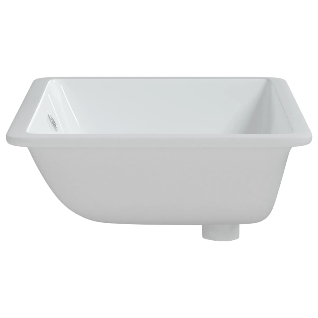 badeværelsesvask 60x40x21 cm rektangulær keramisk hvid