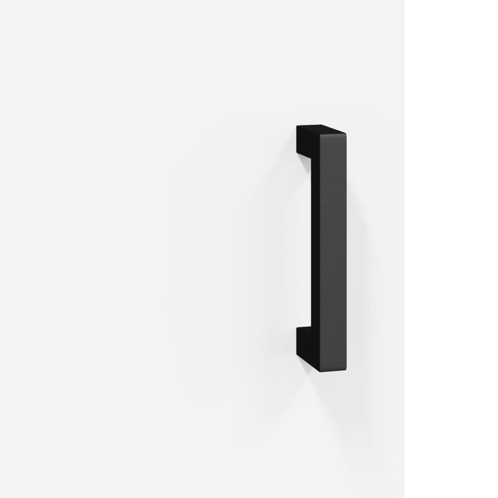 skænk 69,5x34x90 cm konstrueret træ hvid