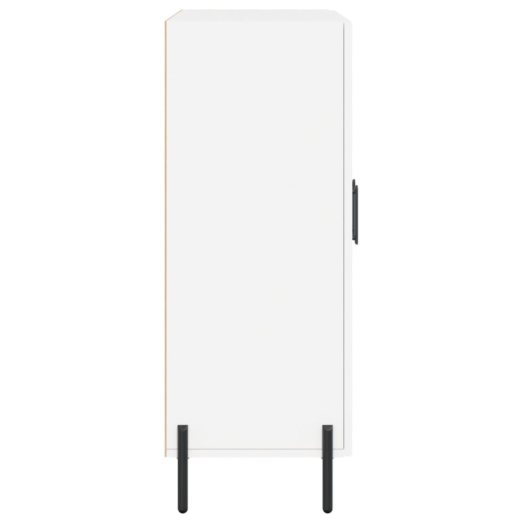 skænk 69,5x34x90 cm konstrueret træ hvid