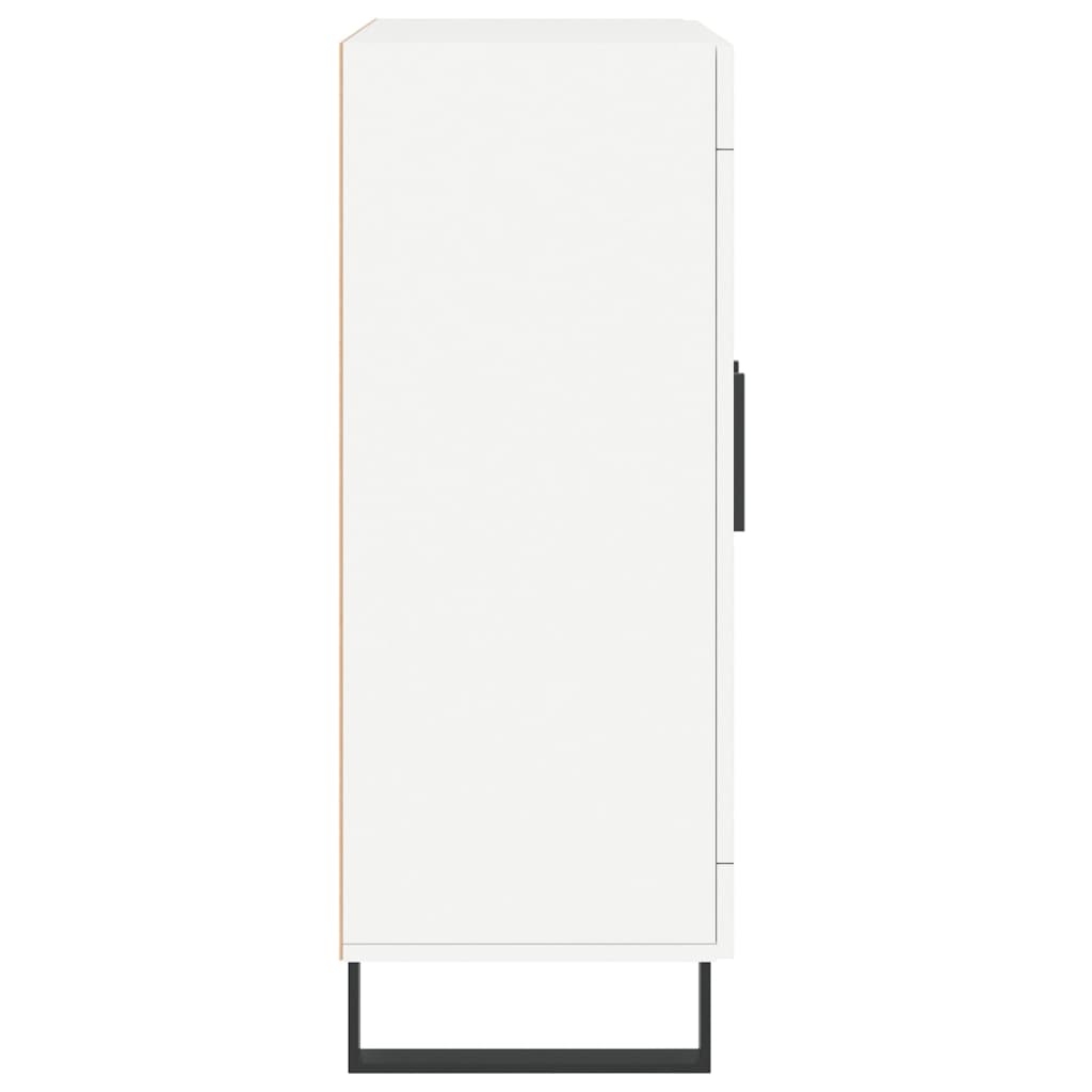 skænk 69,5x34x90 cm konstrueret træ hvid