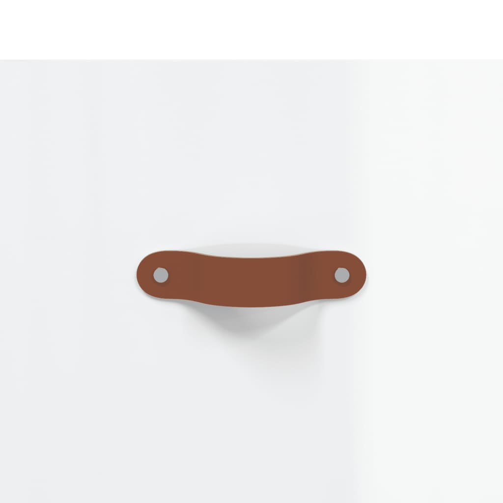 skænk 69,5x34x90 cm konstrueret træ hvid højglans