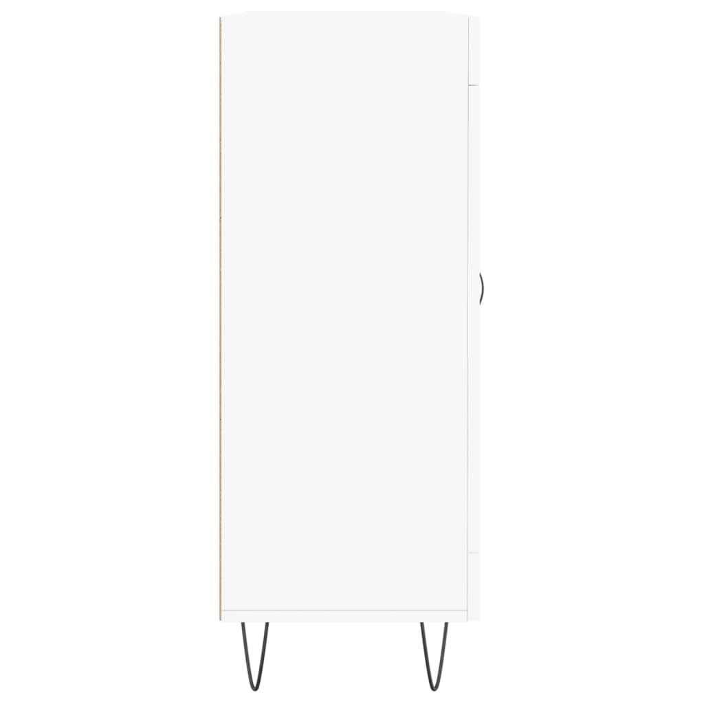 skænk 69,5x34x90 cm konstrueret træ hvid