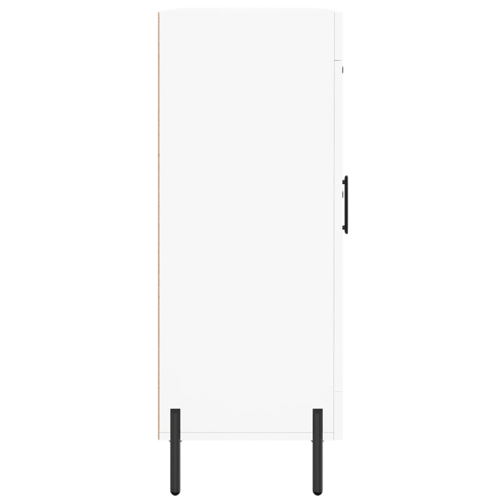 skænk 69,5x34x90 cm konstrueret træ hvid