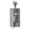 hyldeskab 34,5x32,5x90 cm konstrueret træ grå sonoma-eg