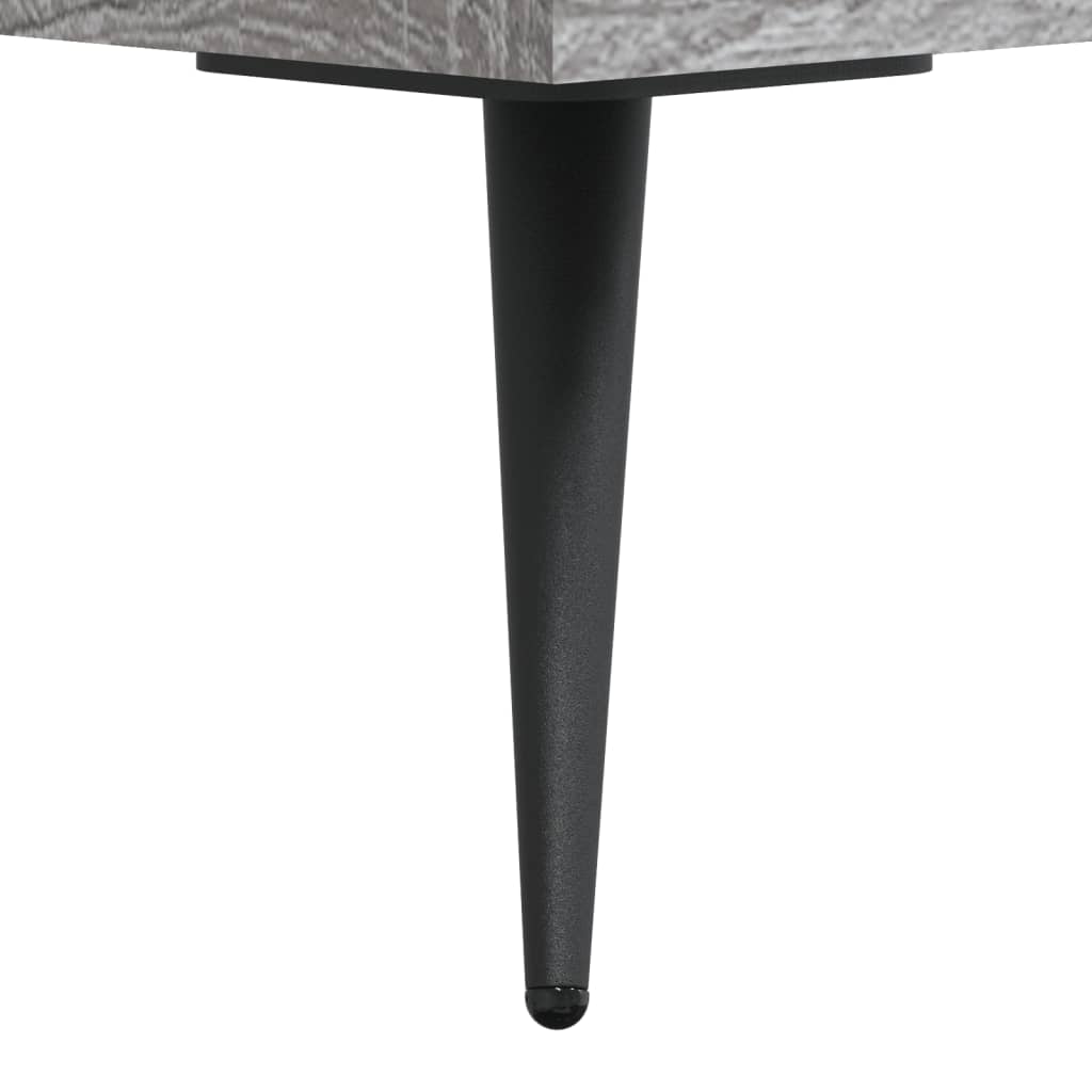 hyldeskab 34,5x32,5x90 cm konstrueret træ grå sonoma-eg