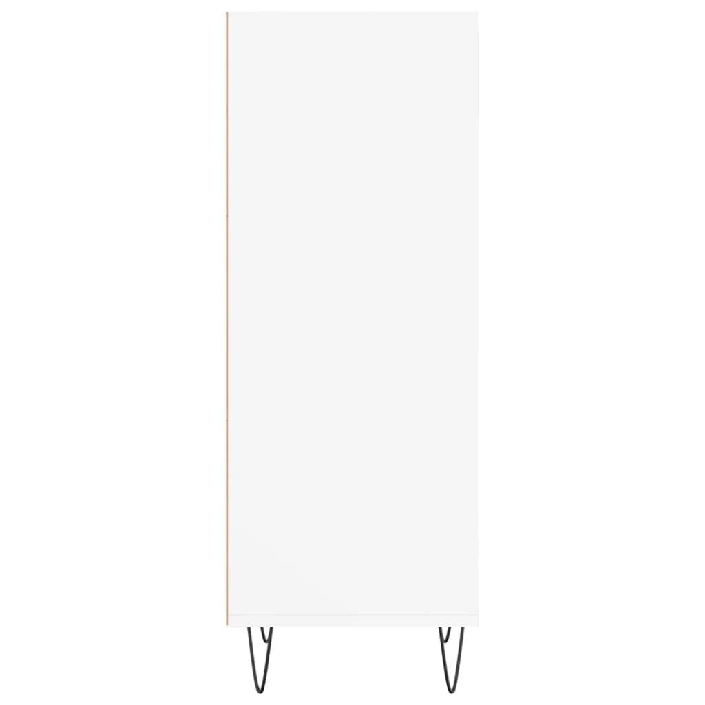 skænk 34,5x32,5x90 cm konstrueret træ hvid