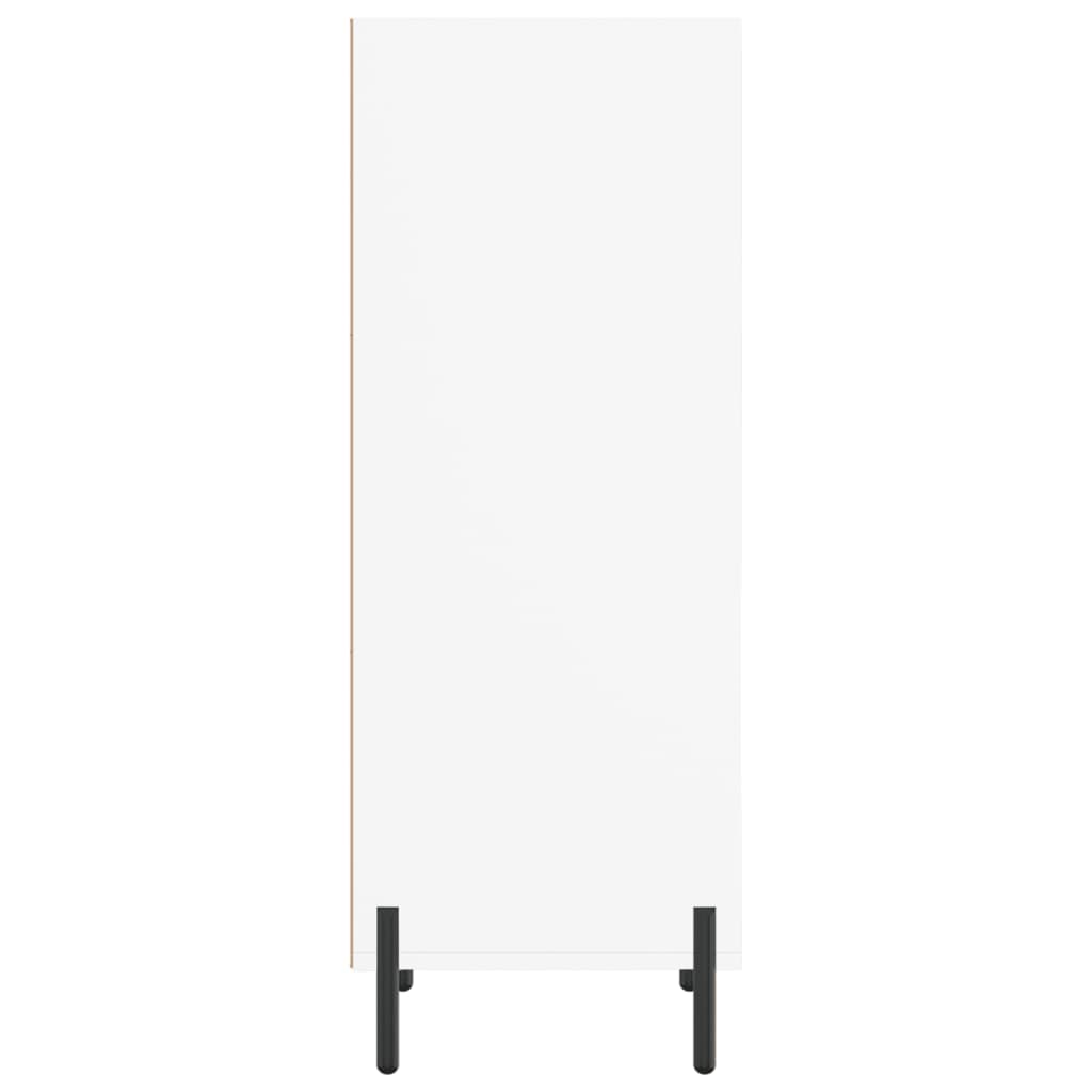 skænk 34,5x32,5x90 cm konstrueret træ hvid