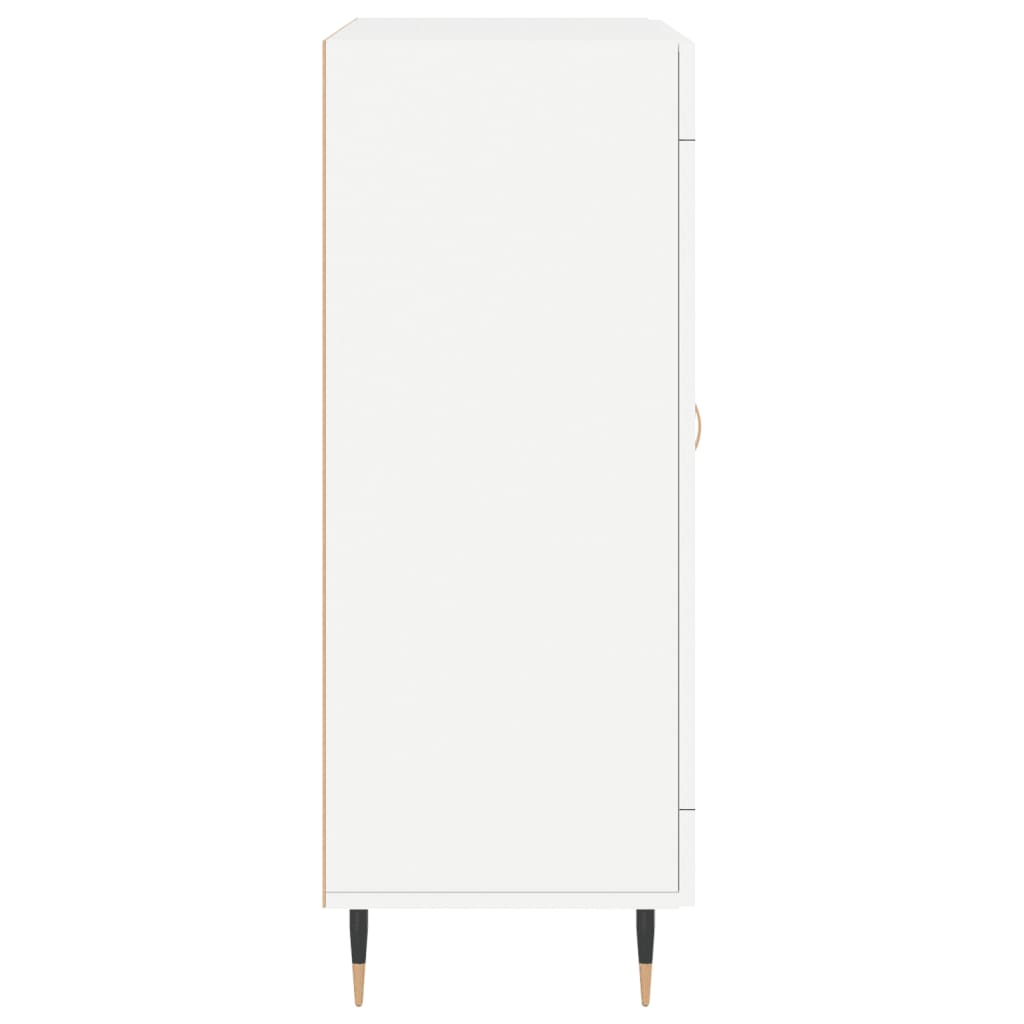 skænk 69,5x34x90 cm konstrueret træ hvid