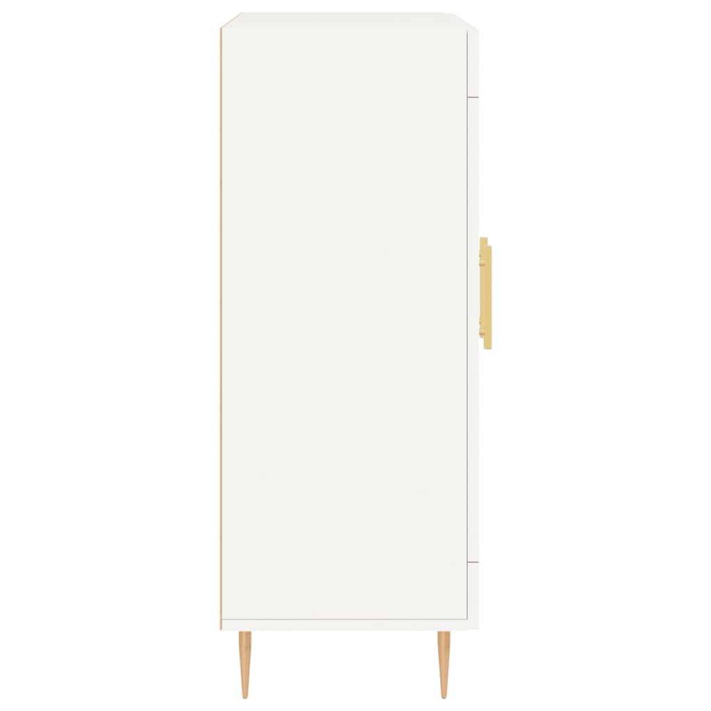 skænk 69,5x34x90 cm konstrueret træ hvid