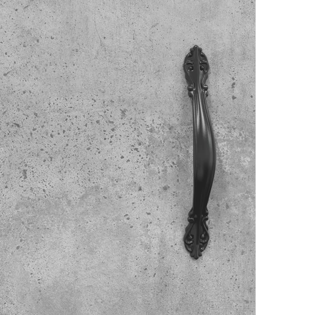 skænk 69,5x34x90 cm konstrueret træ betongrå