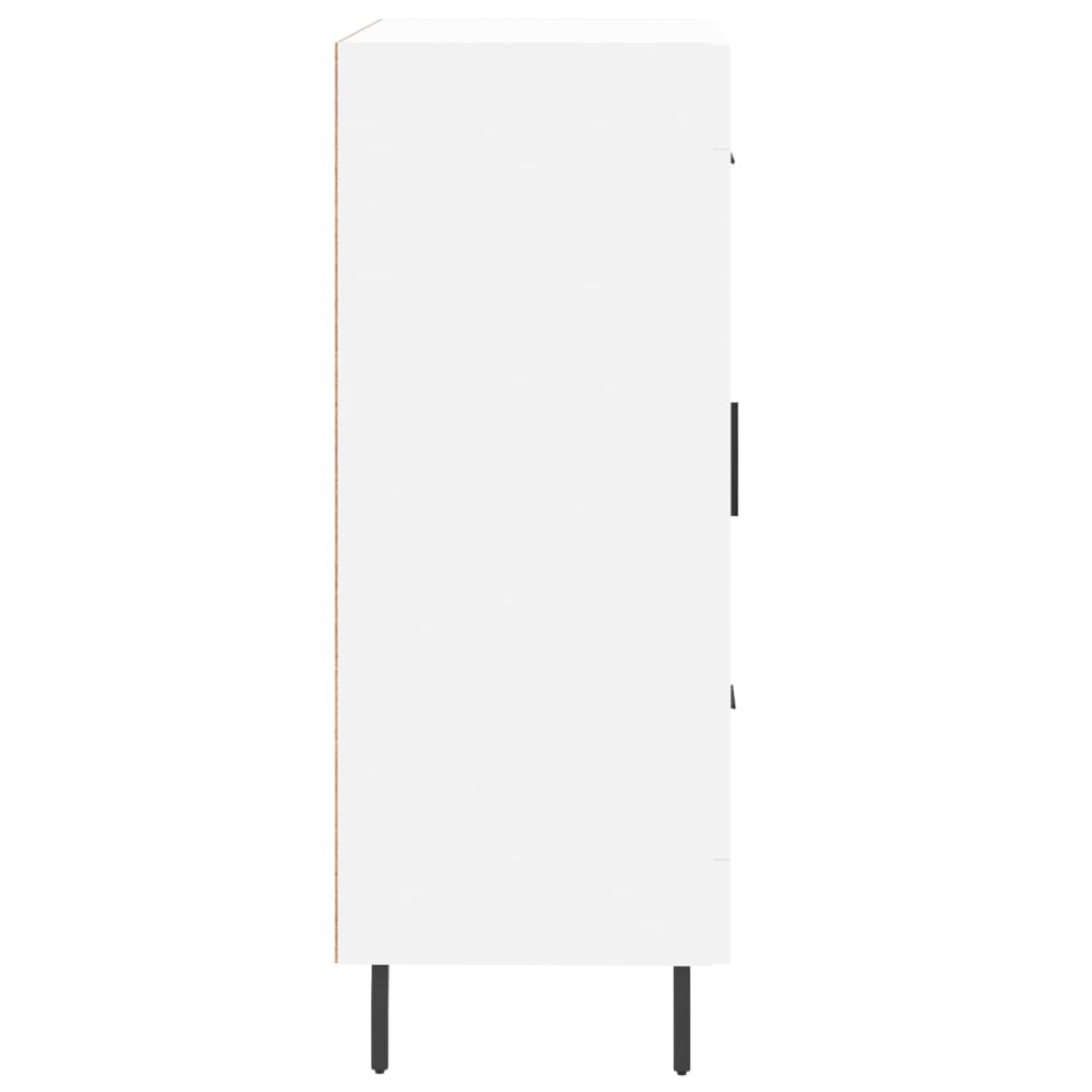 skænk 69,5x34x90 cm konstrueret træ hvid