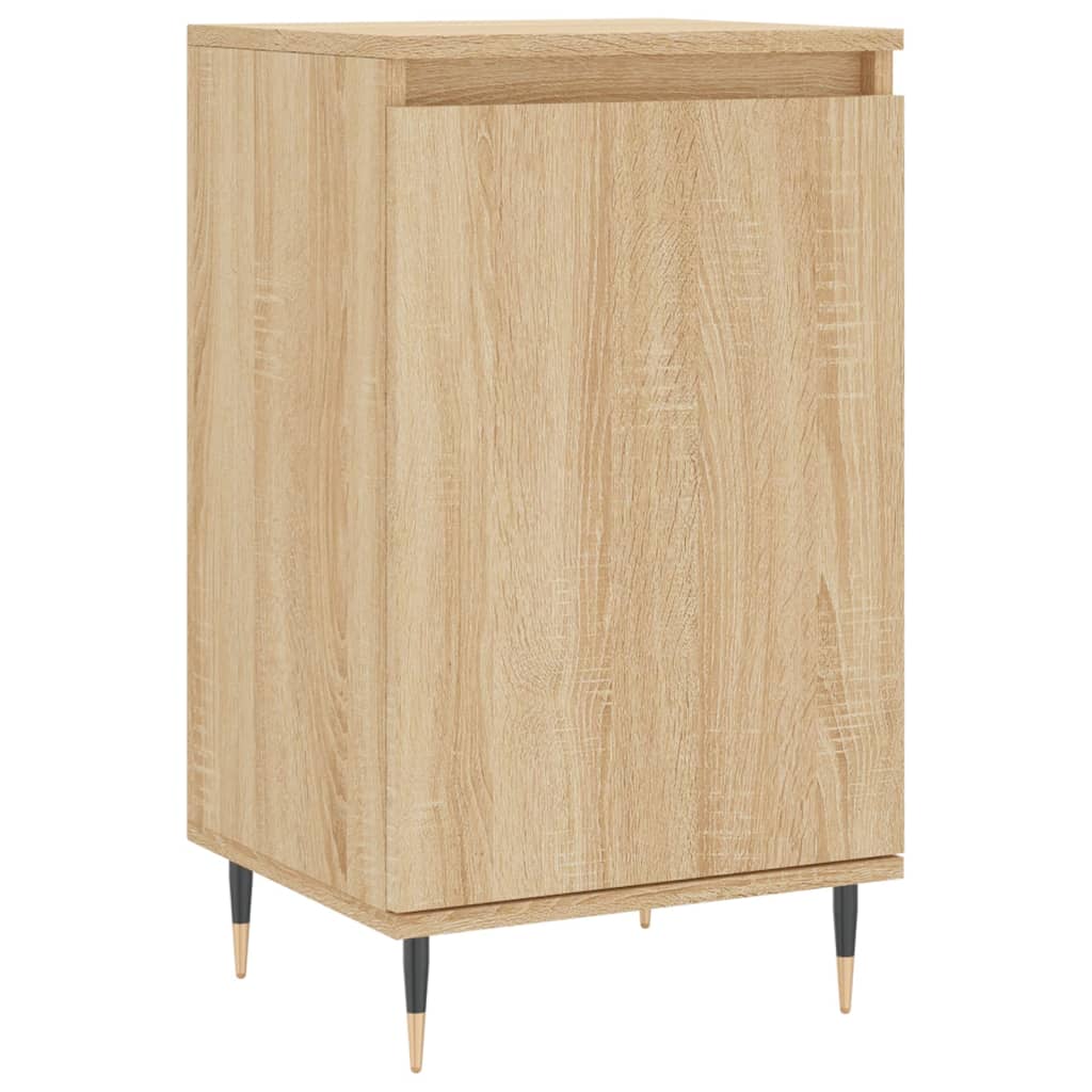 skænke 2 stk. 40x35x70 cm konstrueret træ sonoma-eg