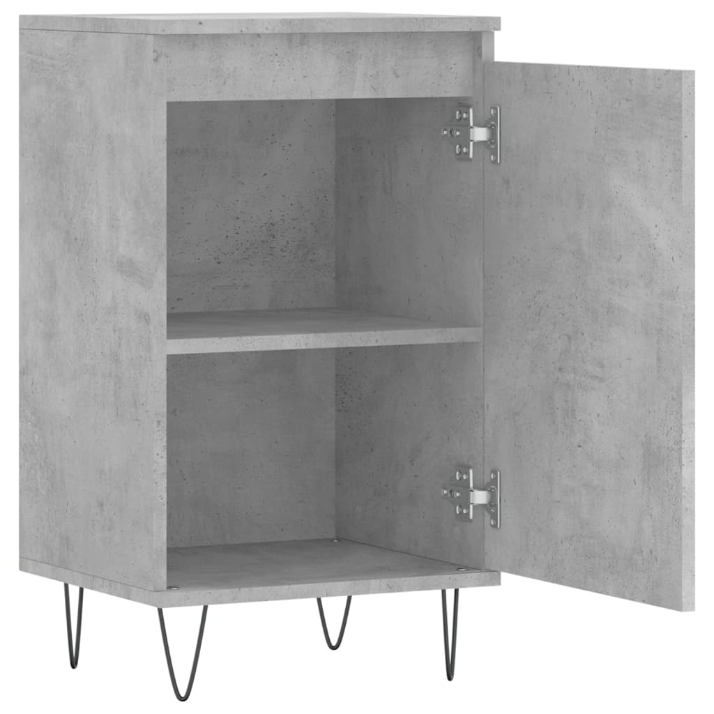skænke 2 stk. 40x35x70 cm konstrueret træ betongrå