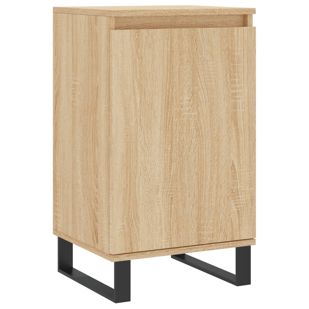 skænke 2 stk. 40x35x70 cm konstrueret træ sonoma-eg