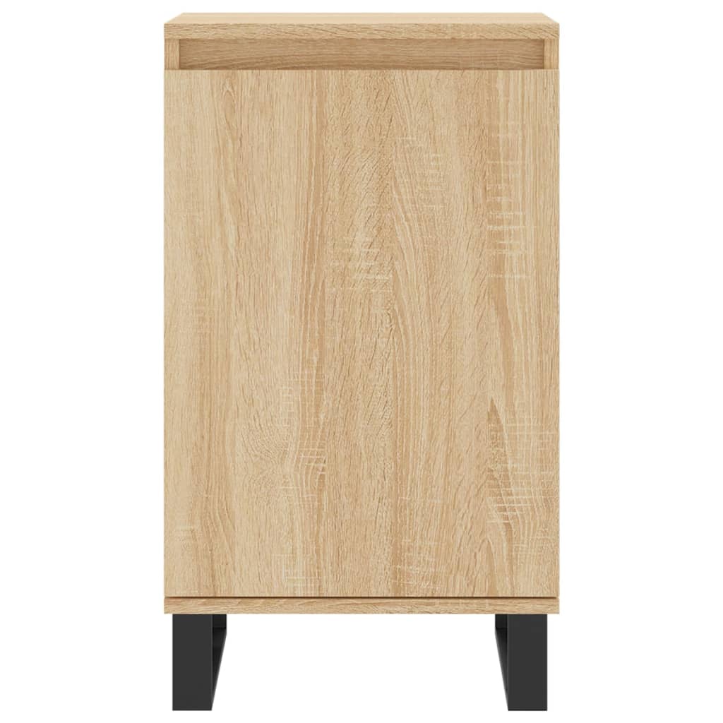 skænke 2 stk. 40x35x70 cm konstrueret træ sonoma-eg