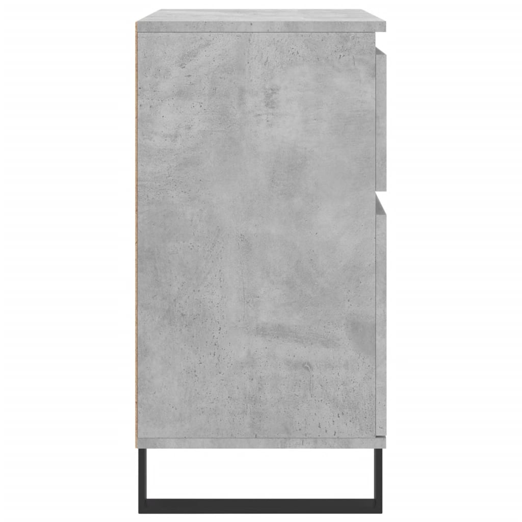 skænk 60x35x70 cm konstrueret træ betongrå