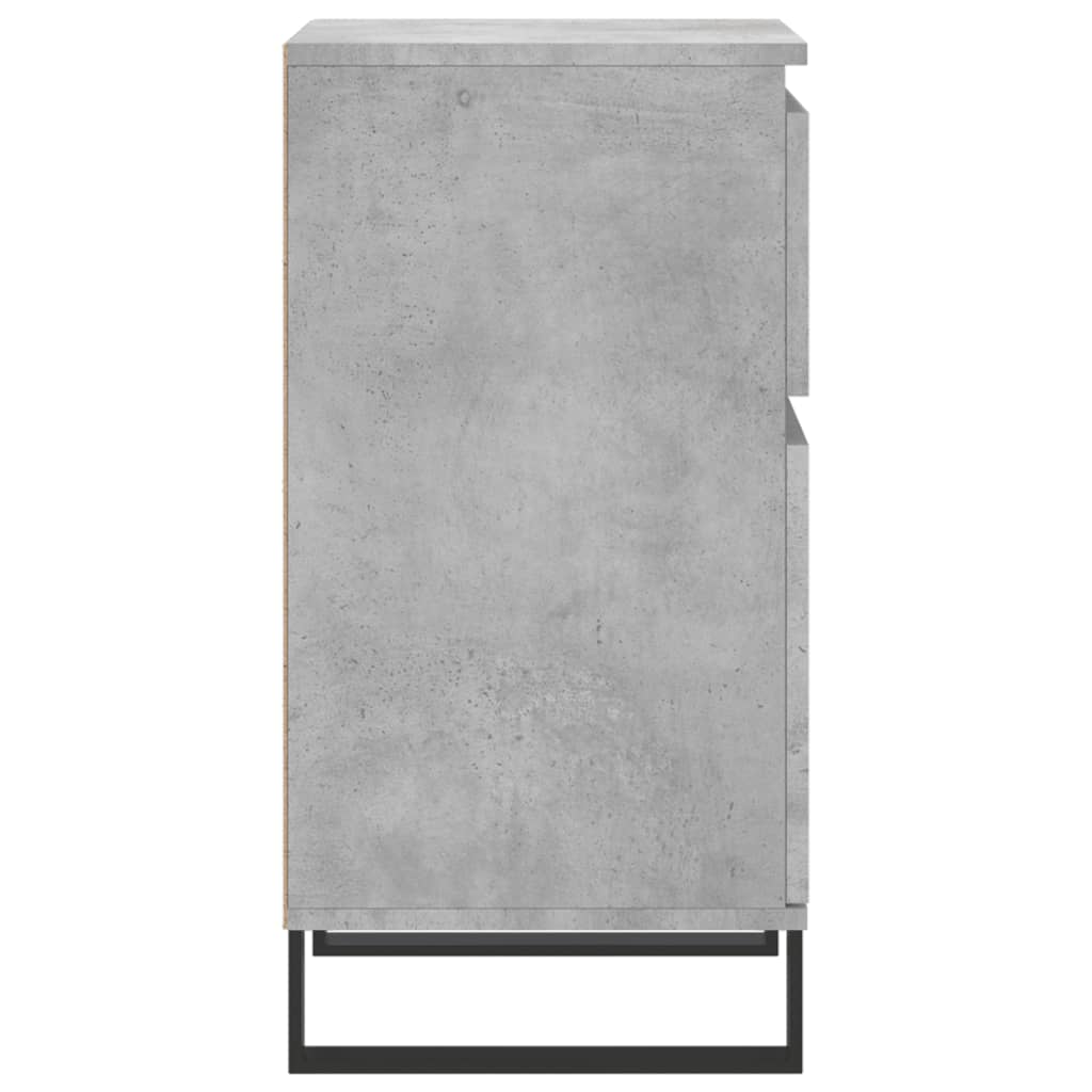skænke 2 stk. 40x35x70 cm konstrueret træ betongrå