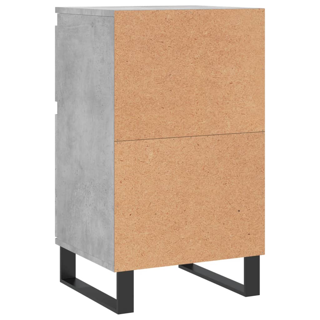skænke 2 stk. 40x35x70 cm konstrueret træ betongrå