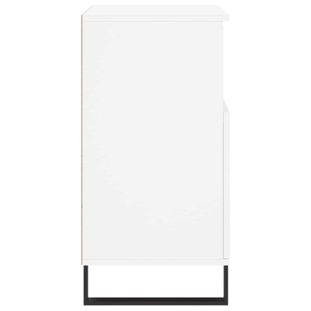 skænk 60x35x70 cm konstrueret træ hvid