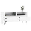 tv-bord 100x34,5x44,5 cm konstrueret træ hvid