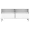 tv-bord 100x34,5x44,5 cm konstrueret træ hvid