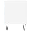tv-bord 100x34,5x44,5 cm konstrueret træ hvid