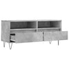 tv-bord 100x34,5x44,5 cm konstrueret træ betongrå
