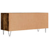 tv-bord 100x34,5x44,5 cm konstrueret træ røget egetræsfarve