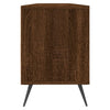 tv-bord 150x30x44,5 cm konstrueret træ brun egetræsfarve