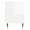 tv-bord 150x30x44,5 cm konstrueret træ hvid højglans