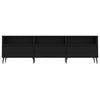 tv-bord 150x30x44,5 cm konstrueret træ sort