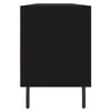 tv-bord 150x30x44,5 cm konstrueret træ sort