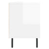 tv-bord 150x30x44,5 cm konstrueret træ hvid højglans