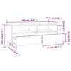 tv-bord 100x34,5x44,5 cm konstrueret træ røget egetræsfarve