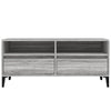 tv-bord 100x34,5x44,5 cm konstrueret træ grå sonoma-eg