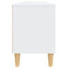 tv-bord 150x30x44,5 cm konstrueret træ hvid