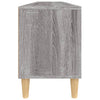 tv-bord 150x30x44,5 cm konstrueret træ grå sonoma-eg