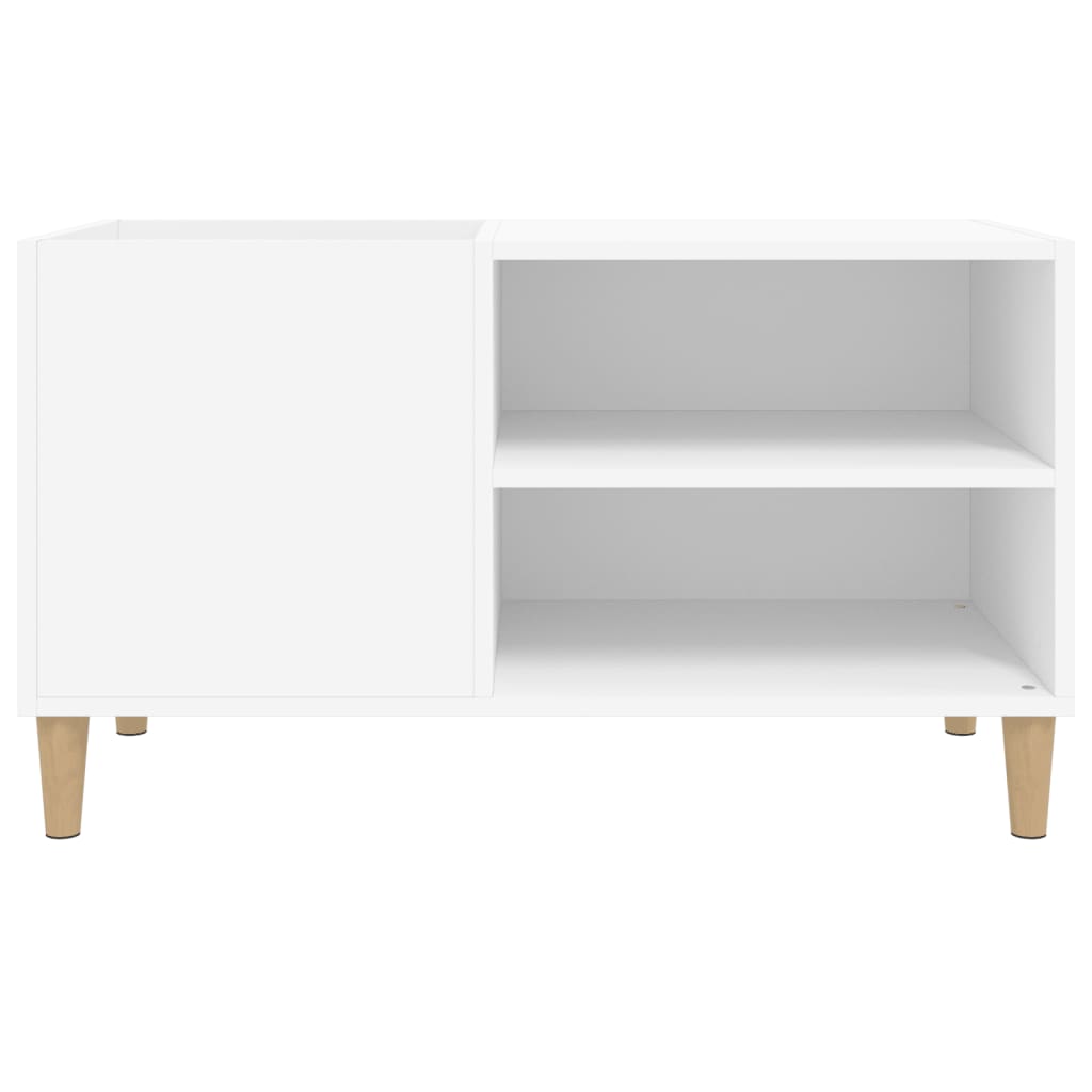 vinylskab 84,5x38x48 cm konstrueret træ hvid