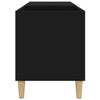 vinylskab 84,5x38x48 cm konstrueret træ sort