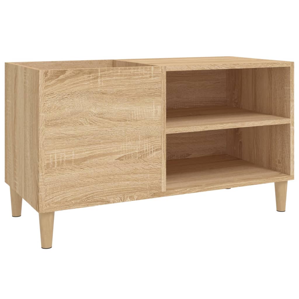 vinylskab 84,5x38x48 cm konstrueret træ sonoma-eg