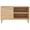 vinylskab 84,5x38x48 cm konstrueret træ sonoma-eg