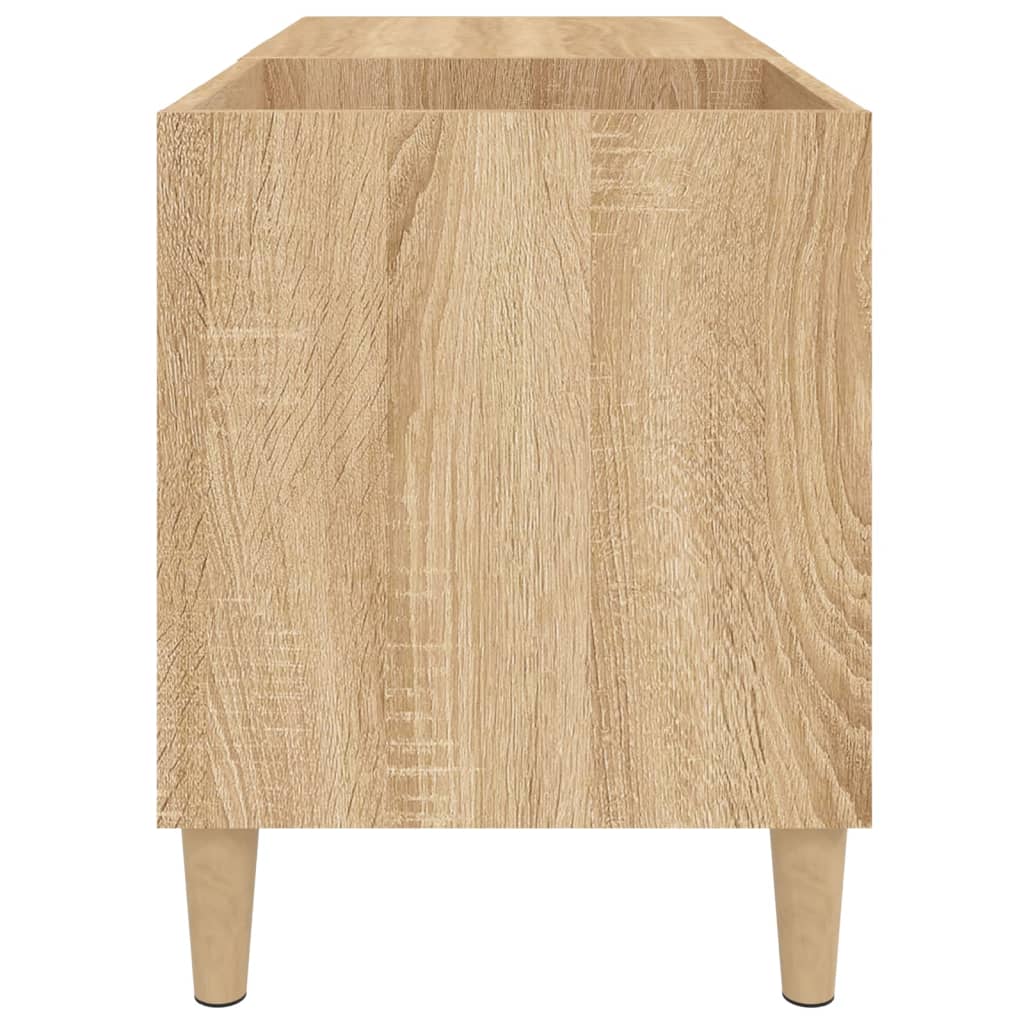 vinylskab 84,5x38x48 cm konstrueret træ sonoma-eg