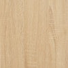 vinylskab 84,5x38x48 cm konstrueret træ sonoma-eg