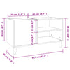 vinylskab 84,5x38x48 cm konstrueret træ sonoma-eg