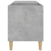 vinylskab 84,5x38x48 cm konstrueret træ betongrå