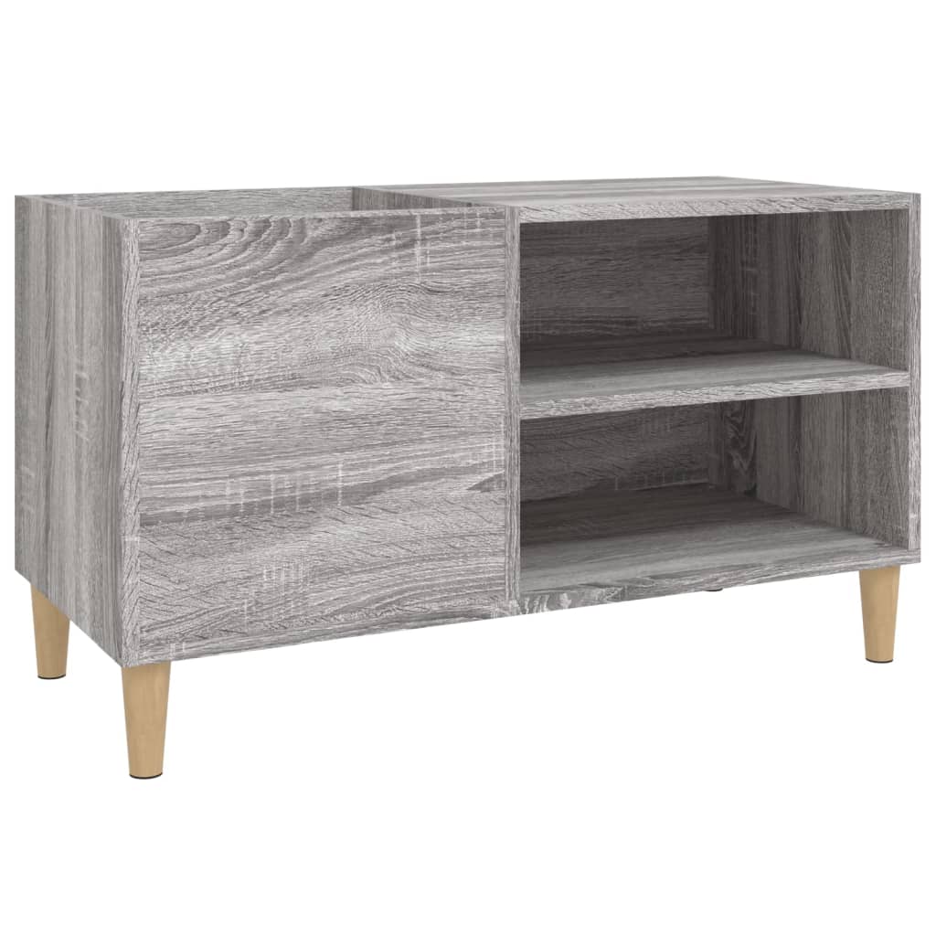 vinylskab 84,5x38x48 cm konstrueret træ grå sonoma-eg