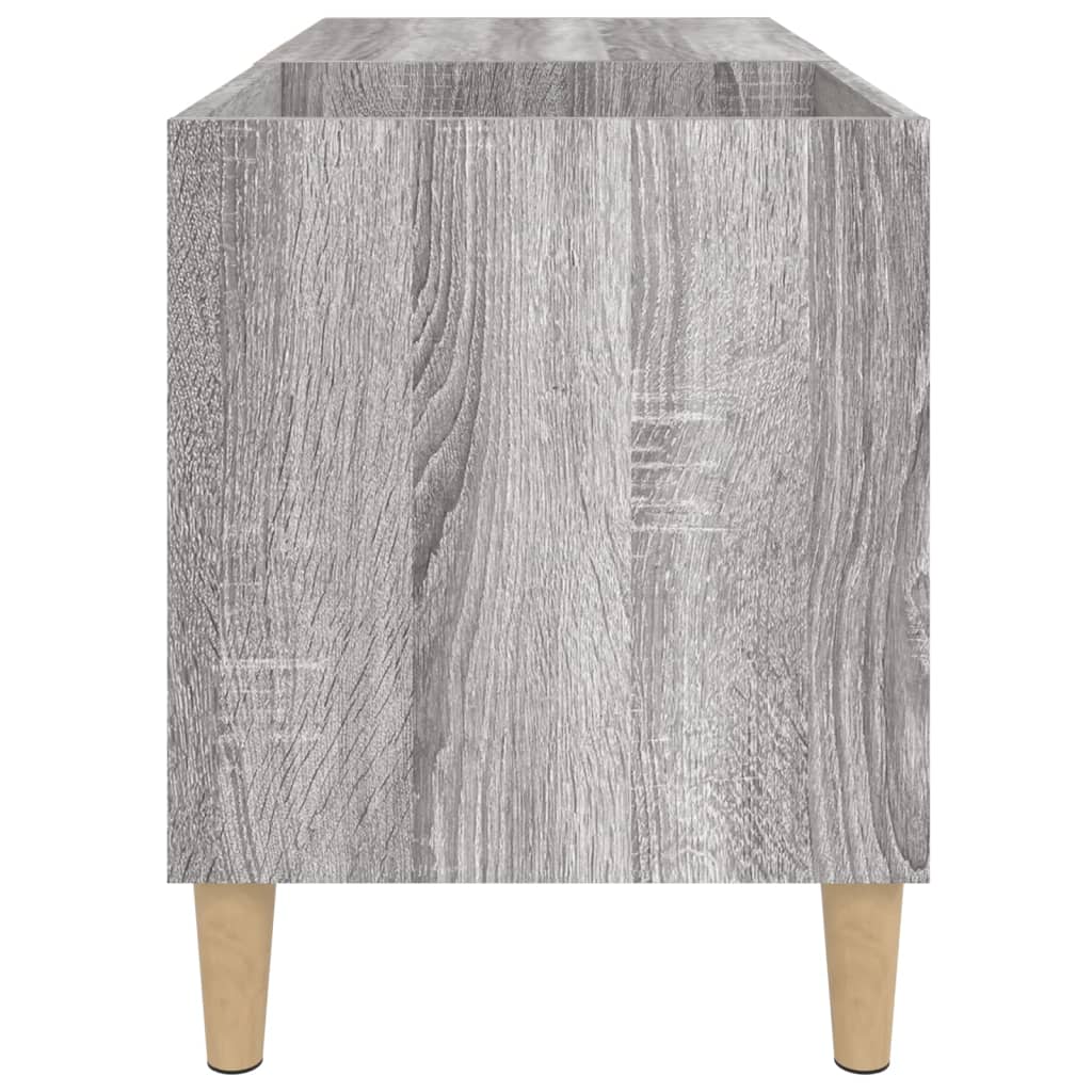 vinylskab 84,5x38x48 cm konstrueret træ grå sonoma-eg